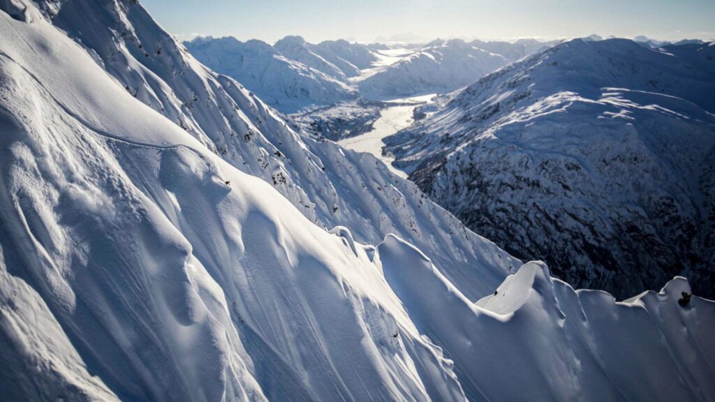 Matilda Rapaport Skiing in Haines Alaska, Photographer, filmmaker, Alexander Ryden