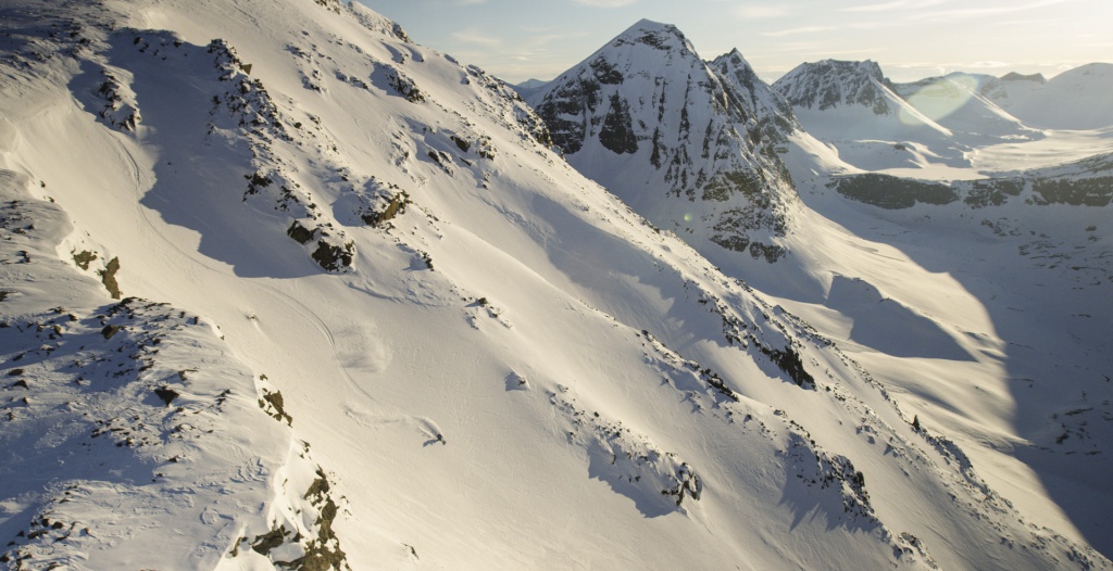Sandra Lahnsteiner skiing in lapland, Sweden, Photographer, filmmaker, Alexander Ryden, Skidåkning