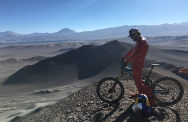 Max Stöckl, Sets WORLD RECORD, Fastest MTB, Downhill 167KPH, Filmmaker Alexander Ryden, Atacama Desert