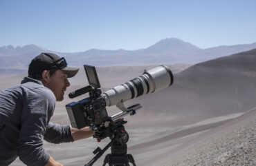 Mathias Bergmann, Atacama desert, Chile, Red Camera big lens