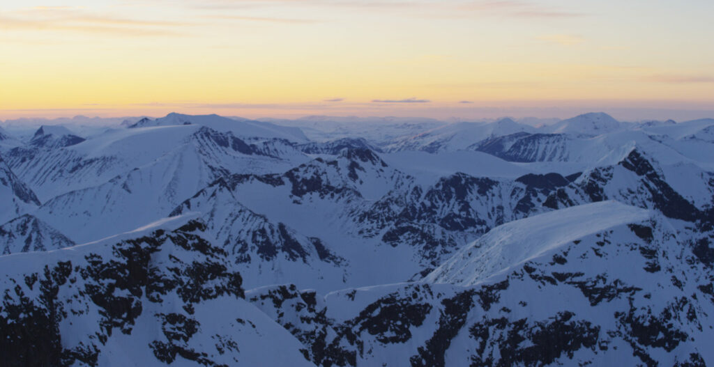 Kebnekaise, winter, Kebnekaise snow