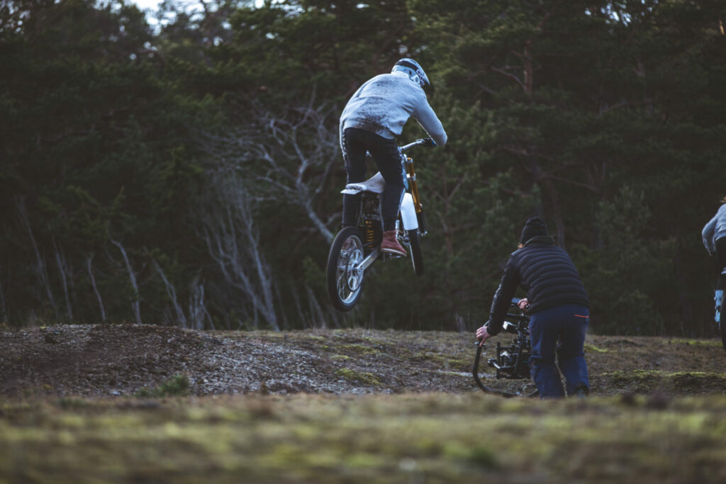 Cake Filmmaker, Gimbal Operator, Alexander Ryden, Ridecake bts, Drone Simon Sjören, Whiteout Pictures