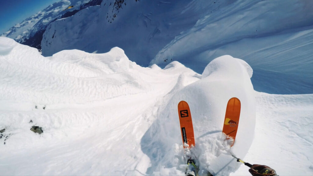 Henrik Windstedt skiing Alaska, filmmaker Alexander Ryden, filmare skidåkning Åre