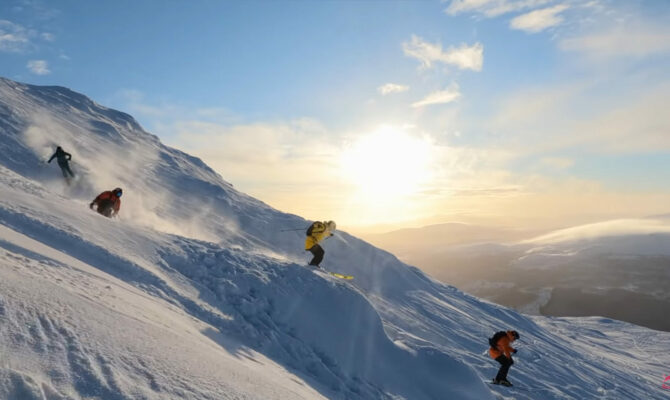 Road to verbier Red Bull, Kristofer Turdell, Henrik Windstedt, Reine Barkered, Jackie Passo, Sverre liliequist, Skiing Åre, Alexander Ryden filmare åre
